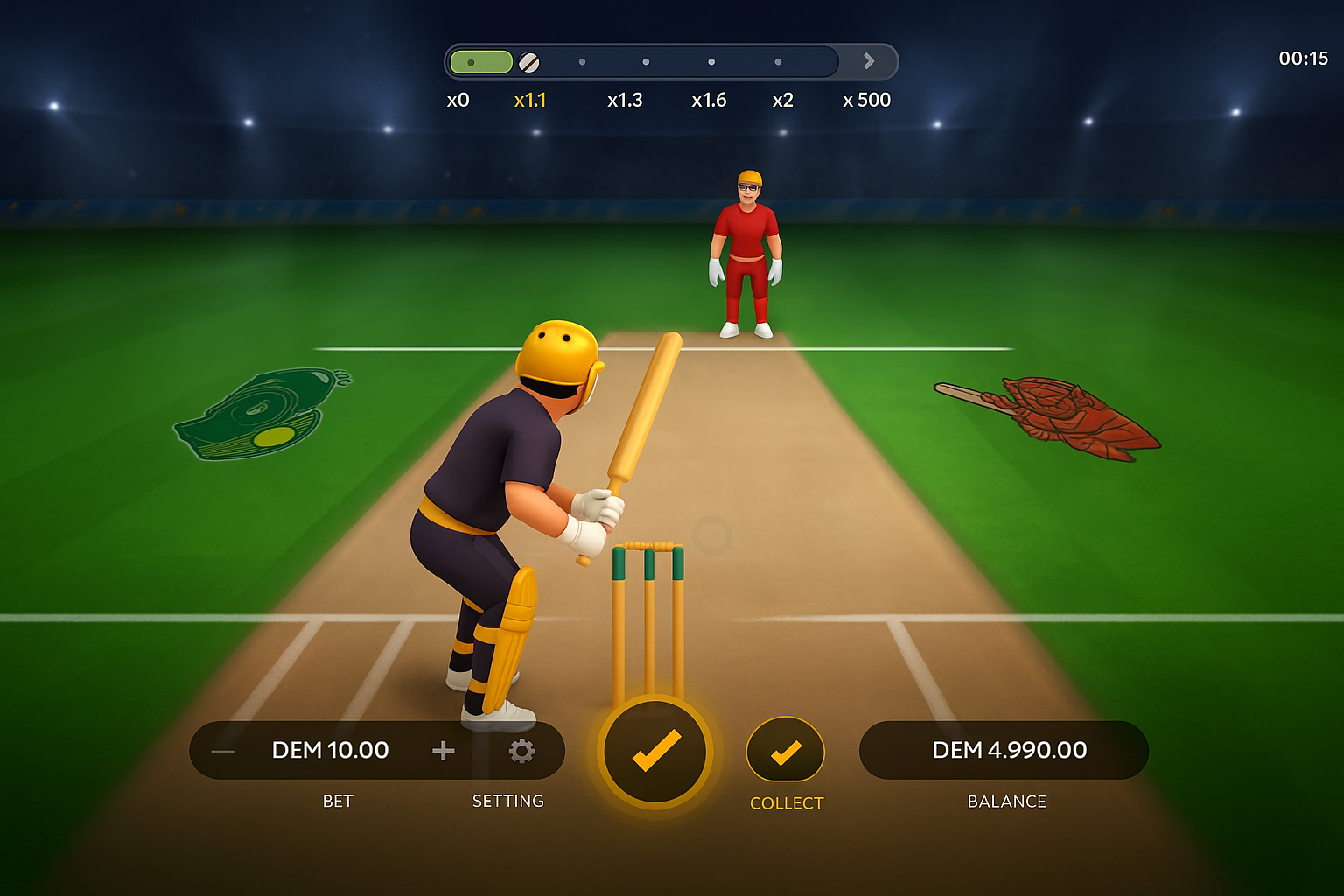 Cricket Duel gameplay